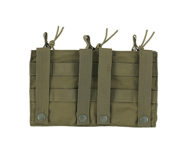 Triple Open Top 7.62 Mag Pouch - Olive [8FIELDS]