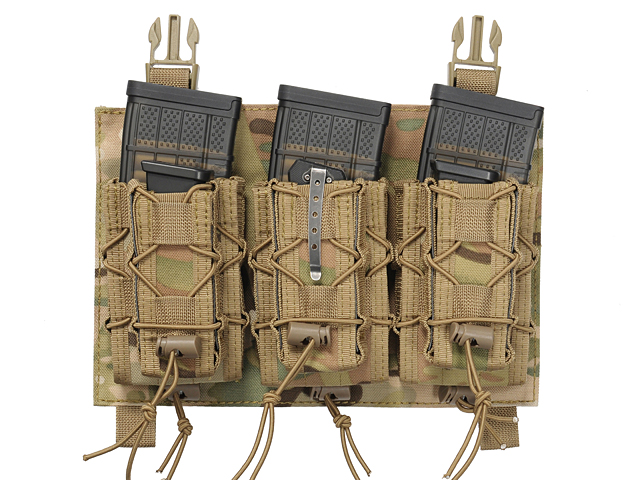 Buckle Up Speed Triple Rifle/Pistol Mag Pouch - Multicamo [8FIELDS]