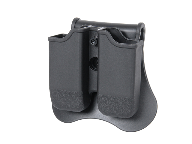 G17/G19/ACP Airsoft Double Mag Pouch Series - Black [Amomax]