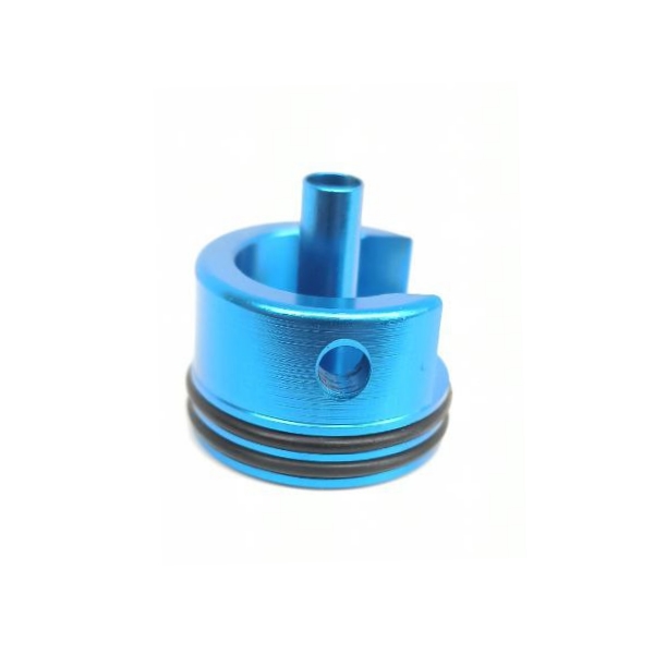 Double Air-Sealed Aluminum CNC Cylinder Head V3, blau (SHS)