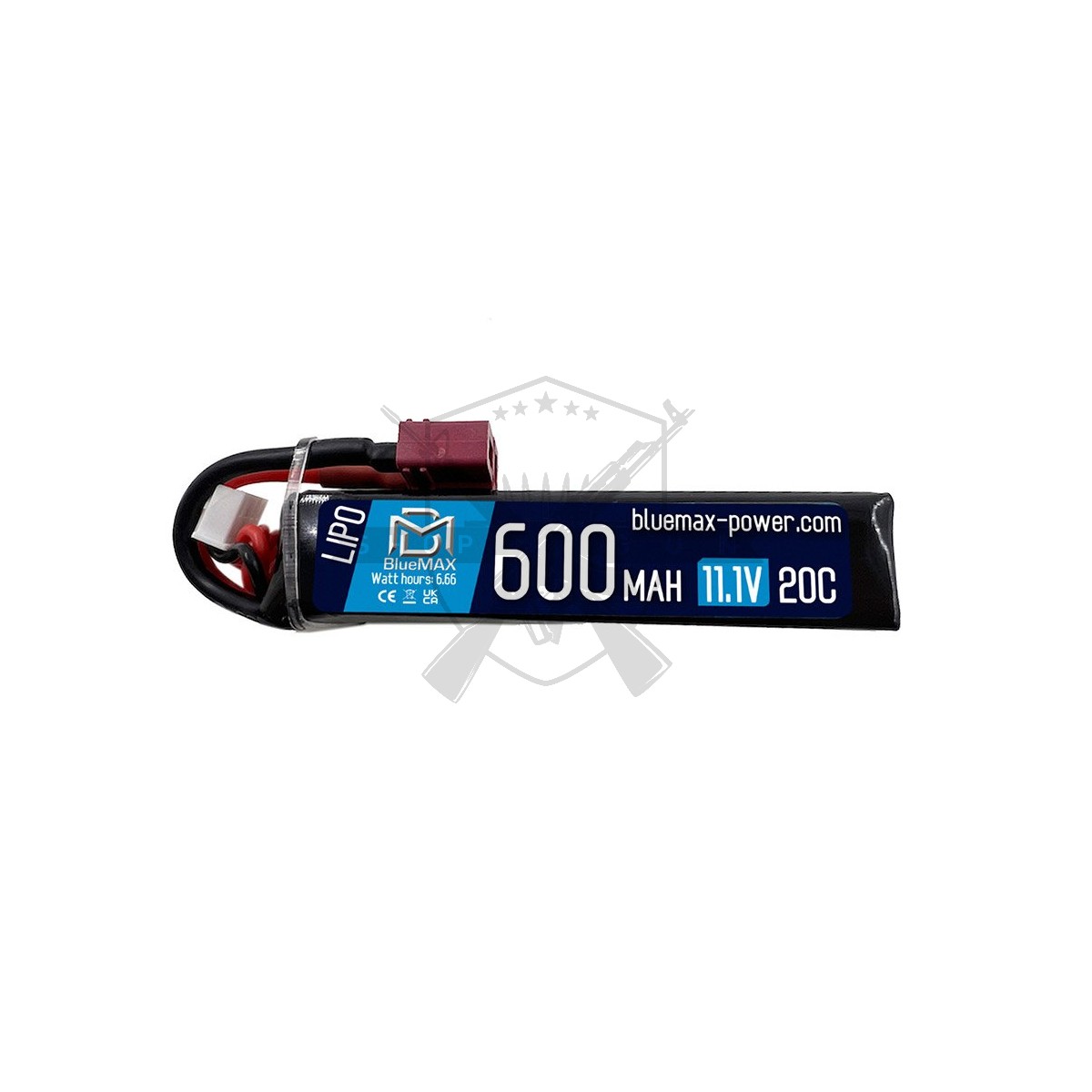 BlueMAX LiPo 11,1V 600mAh 20/40C PDW-Sticktype
