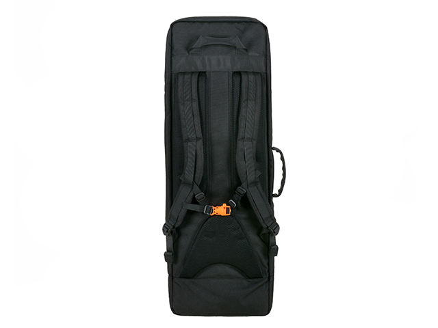 90cm Rifle Bag TRAVEL with Buckle Up Front Panel - Black [8FIELDS]