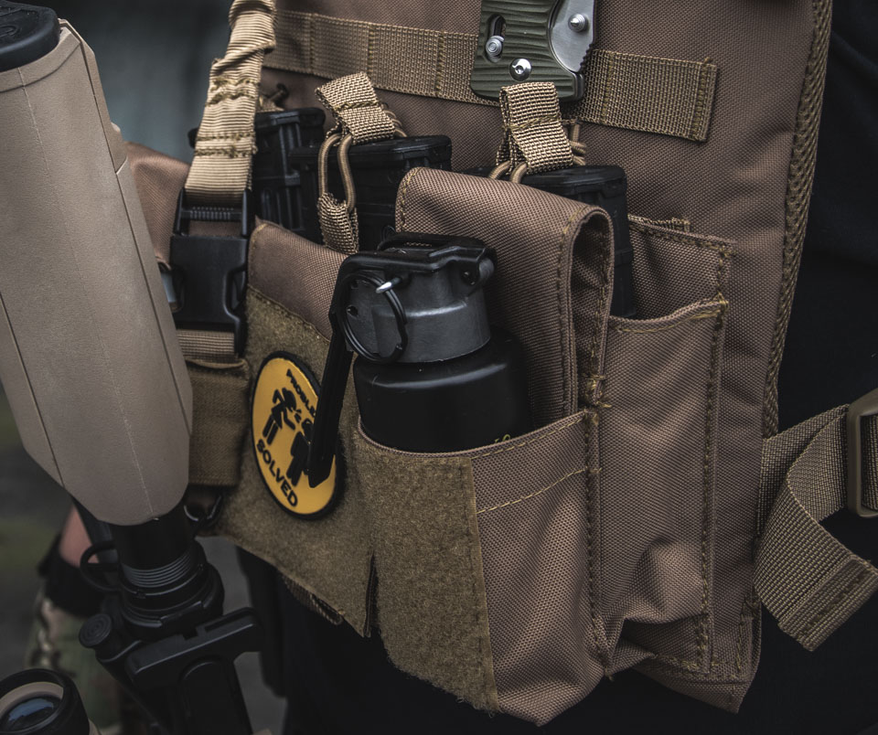 1-Point Bungee Sling w/ MOLLE Attachment - Olive [8FIELDS]