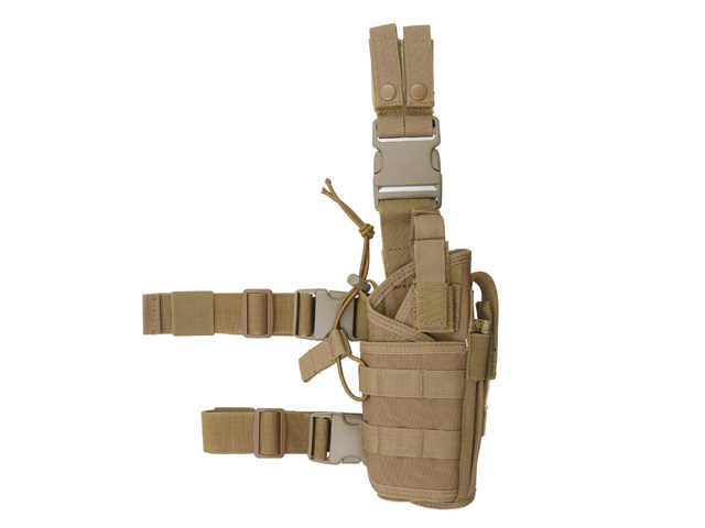 2-Ways Carrying Type Tactical Drop Leg Holster - Coyote [8FIELDS]