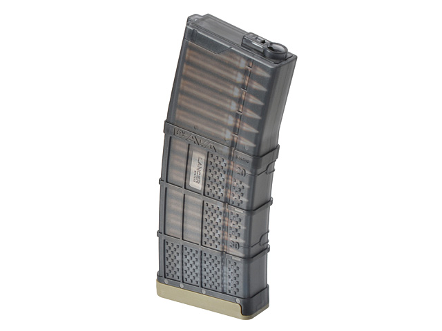 190rds Lancer L5 AWM '5.56' Magazin für M4/AR15, TAN