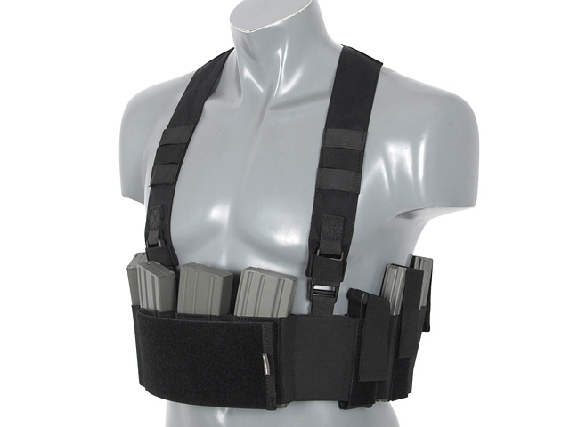 Airsoft lightweight speed chest rig- black [Amomax]