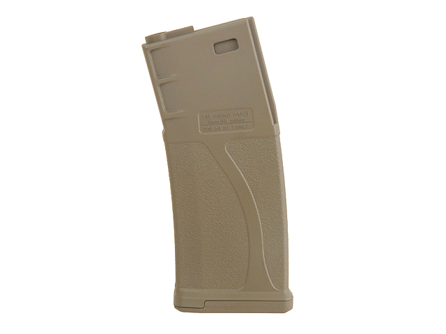 [10er Box] Guarder Bluebox 140rds Midcap-Magazine für 416/SCAR16/AR15, TAN