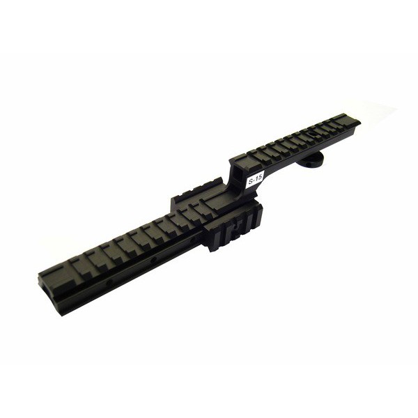 20mm RAIL für M4/M16 CARRYING HANDLE; Z-Type mit zusätzlichen Seitenrails
