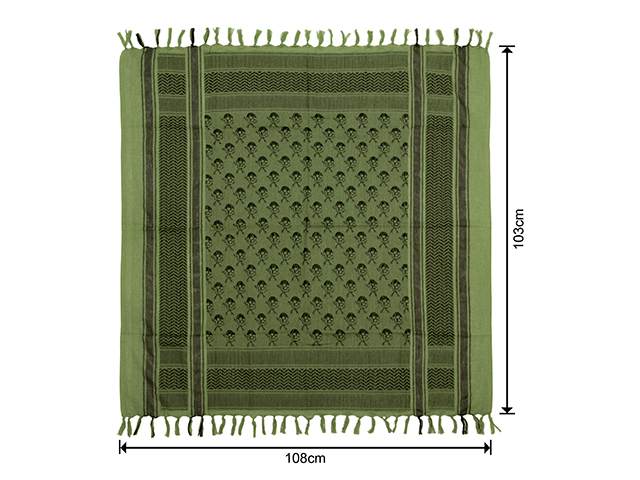 M16 Pattern Shemagh Scarf - Olive
