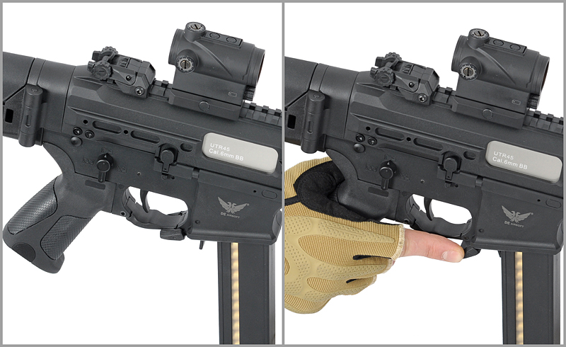 M917G UTR45 "LWRC SMG-45" mit Fire Control System (TAN)