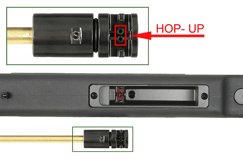 CM.708-U Upgrade Sniper/Federdruckgewehr, Schwarz