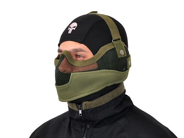 Big steel protective mask V.2 - Woodland [WOSPORT]