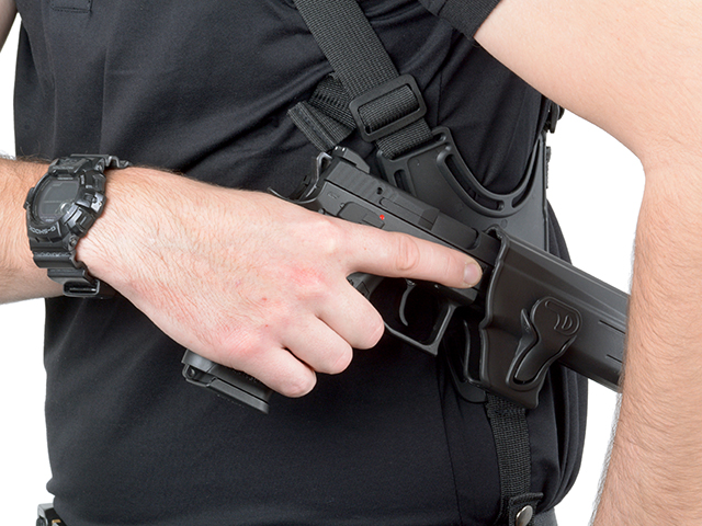 Airsoft Single shoulder harness - Black [Amomax]