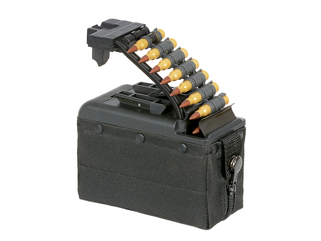 2000rds Electrisches Boxmagazin für 'T8 MK46'  von BattleAxe, Schwarz