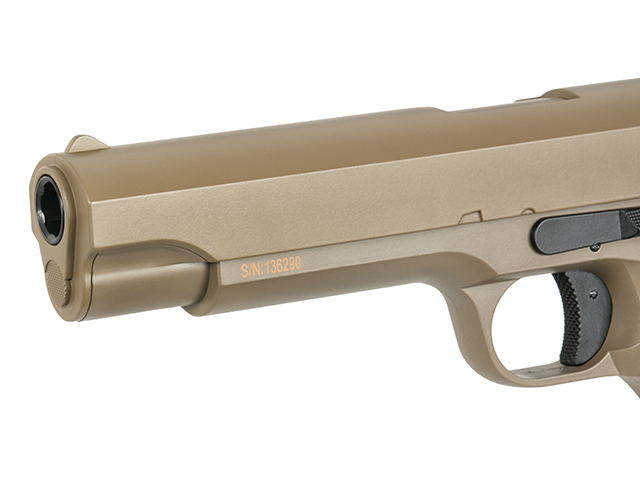 CYMA CM.123S AEP '1911' NACHBAU, TAN, S-Line mit JEFFTRON Mosfet MICRO