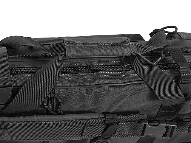 47 inches double rifle gun case - black [8FIELDS] - Restposten