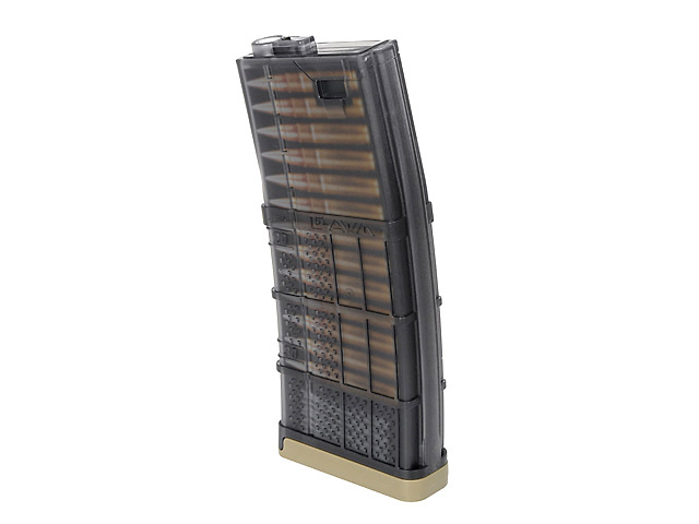190rds Lancer L5 AWM '300 Blackout' Magazin für M4/AR15, TAN