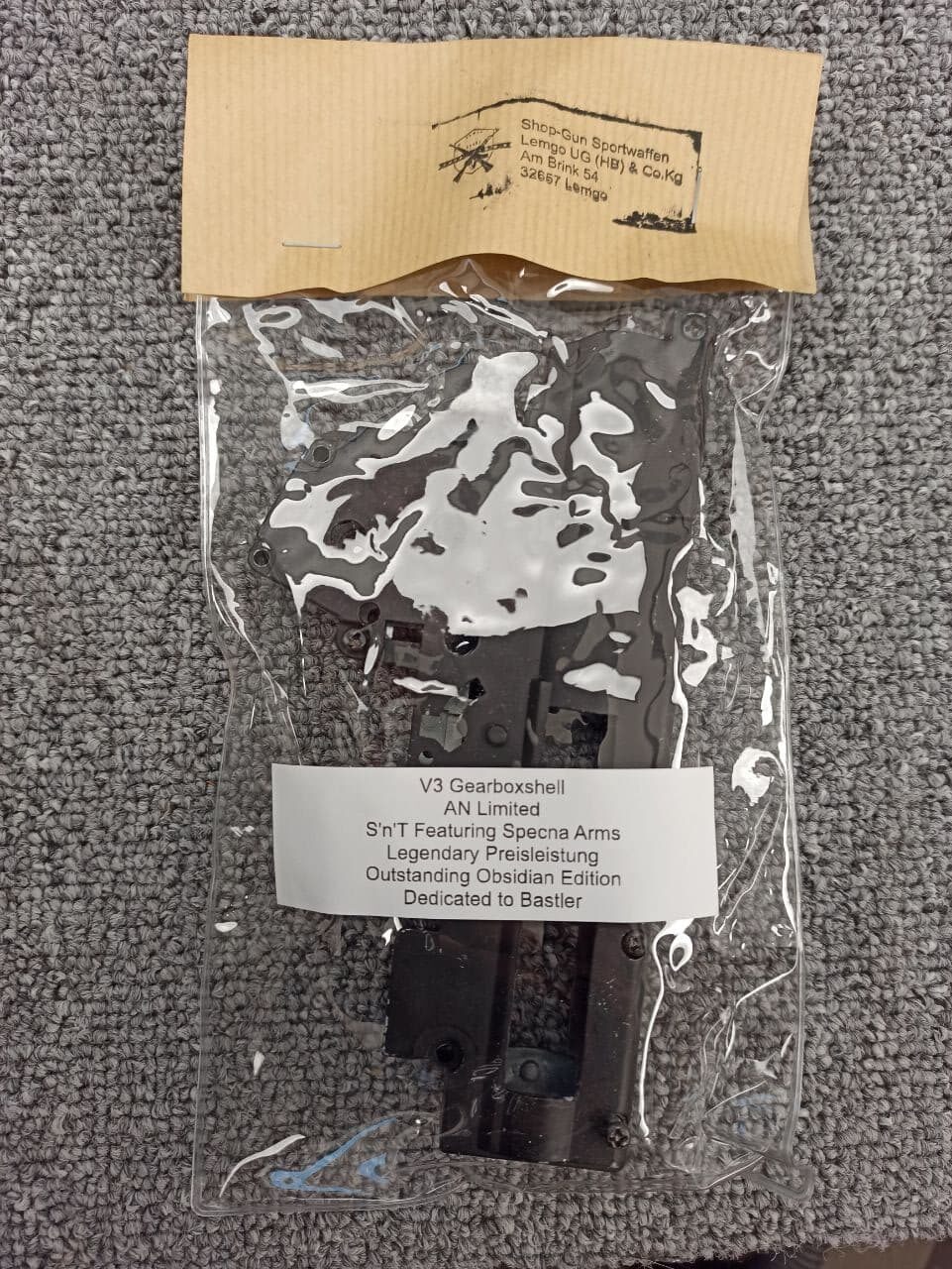 V3 7mm-QD-Gearboxshell mit Parts für 36er von Specna Arms Edge, S&T, ARES (A.N.; LIMITED)