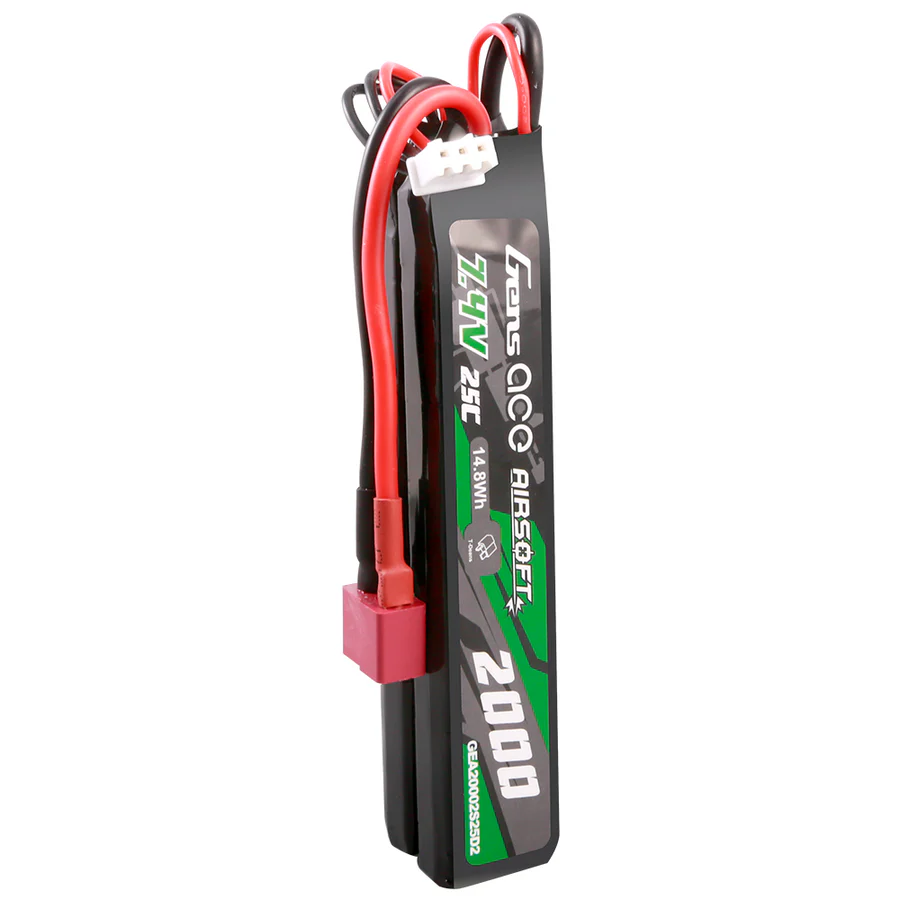 Gens Ace 25C 2000mAh 2S2P 7.4V Double-Sticktype mit T-Stecker