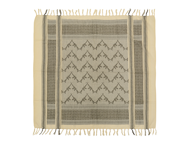 M16 Pattern Shemagh Scarf - Khaki [EM]