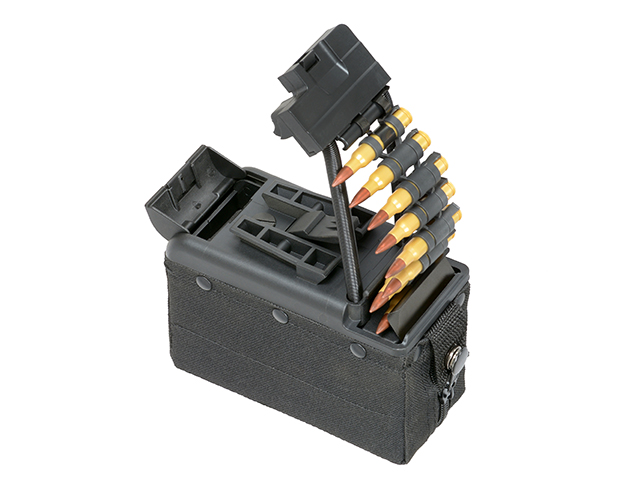 2000rds Electrisches Boxmagazin für 'T8 MK46'  von BattleAxe, Schwarz