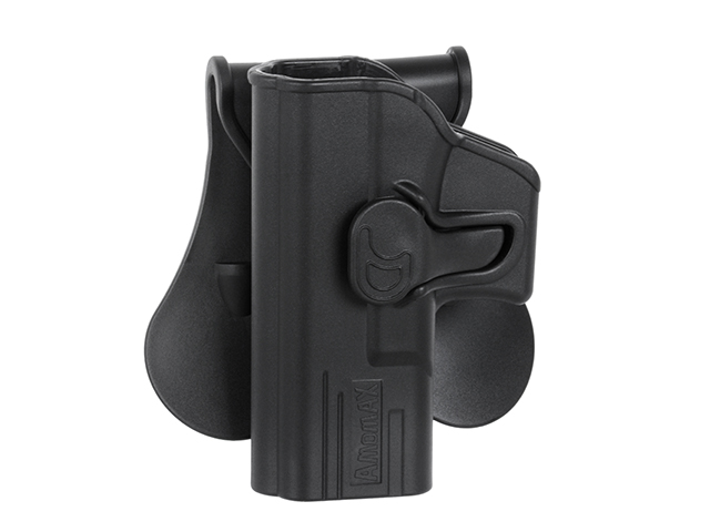 G19 Airsoft Left-Handed Holster Series - Black [Amomax]