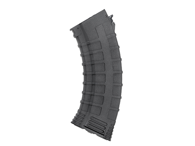 130rds AK47 Reinforced Polymer Midcap Magazin, Schwarz