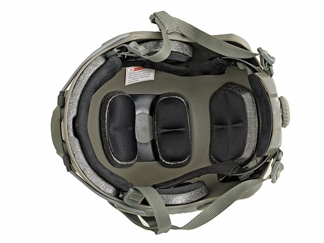 FAST MH Helmet Replica with quick adjustment - Foliage [EM]