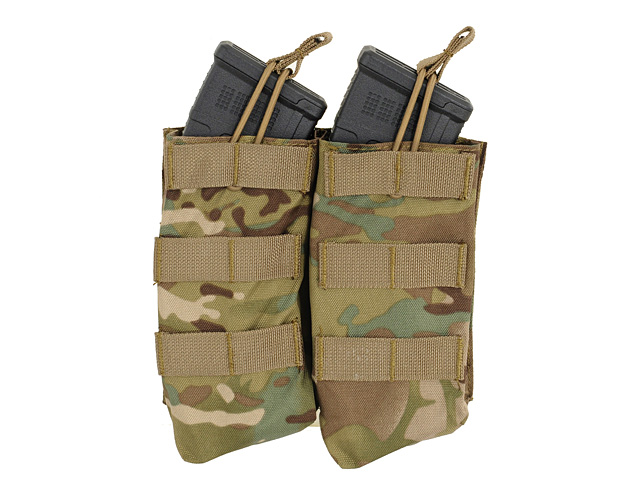Open Top Double 7.62x39 AK Mag Pouch - Multicamo