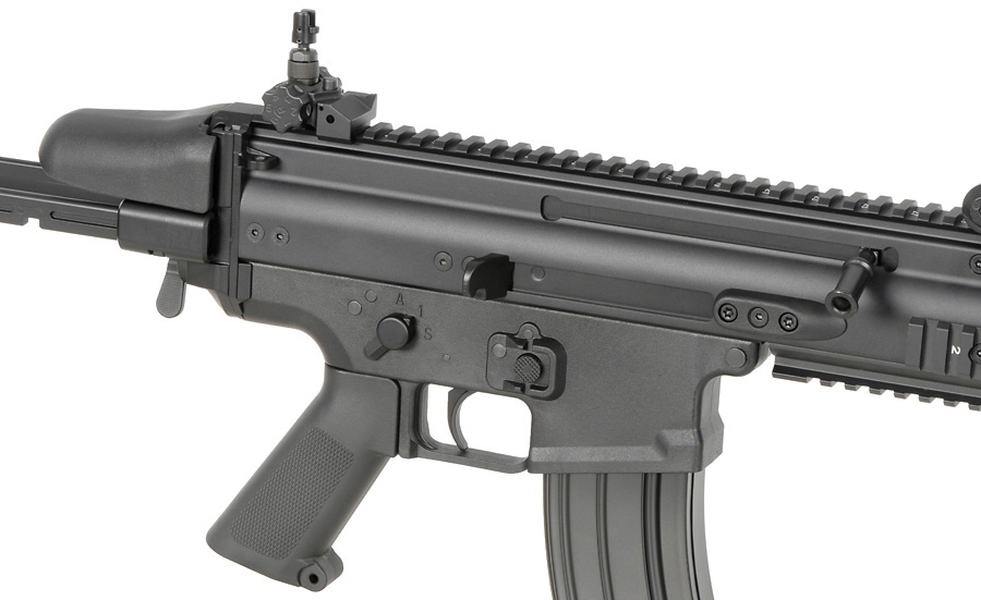 FN SCAR-SC Subcarbine mit EShooter ETU, max 0,5J AEG