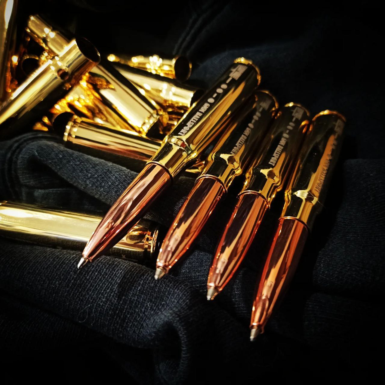 Shop-Gun Kugelschreiber in Patronenform