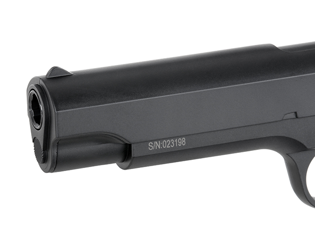 CYMA CM.123S AEP '1911' NACHBAU, schwarz, S-Line mit JEFFTRON Mosfet MICRO