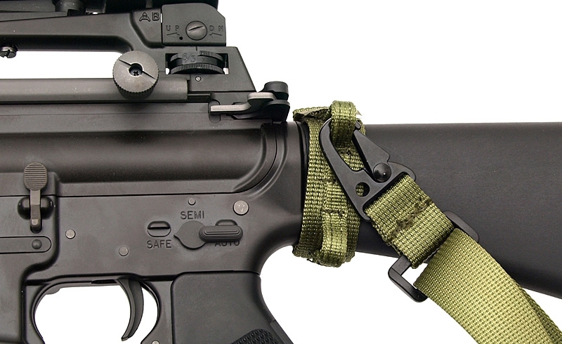 Cotton gun sling for MP5/G3/M4 series - black [8FIELDS]