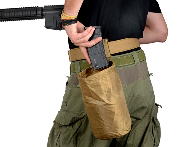 Belt Mounted Small Dump Pouch - Black [8FIELDS]