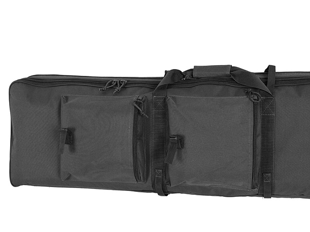 47 inches double rifle gun case - black [8FIELDS] - Restposten