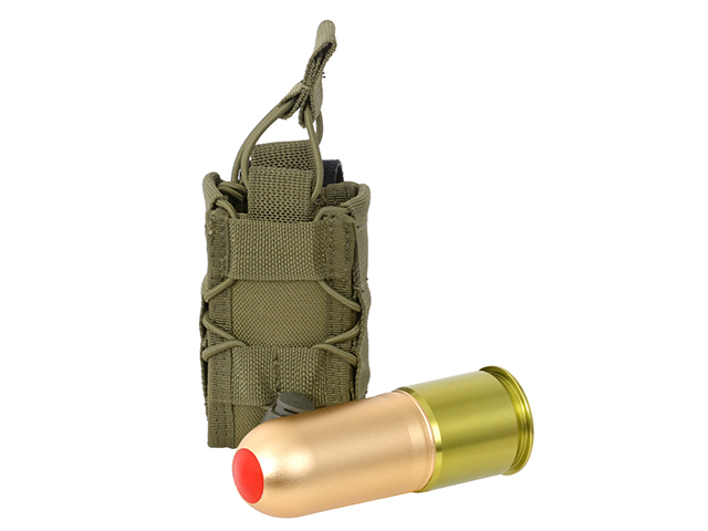 Belt Mounted 40mm Grenade Speed Pouch - Olive [8FIELDS]