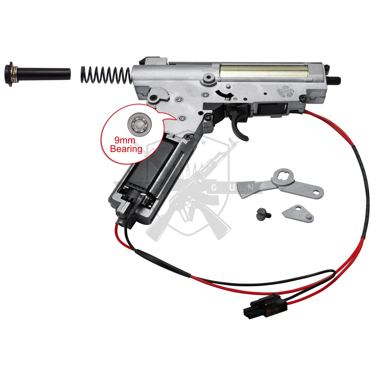 LCT V3 Komplettgearbox, FSWS, 9mm Lager