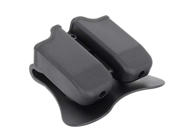 G17/G19/ACP Airsoft Double Mag Pouch Series - Black [Amomax]