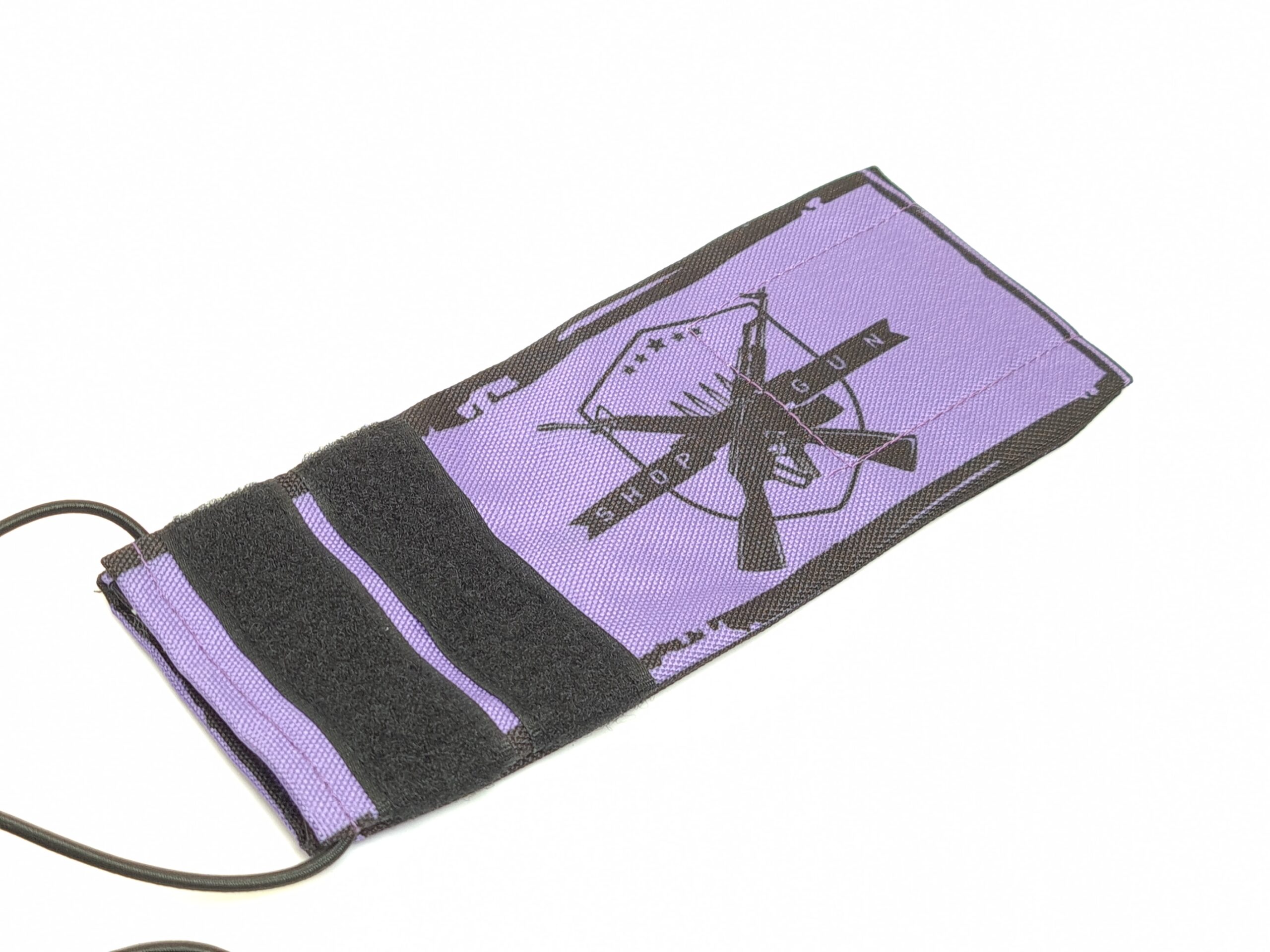 Laufsocke mit Patchfläche (Lila) (Shop-Gun)