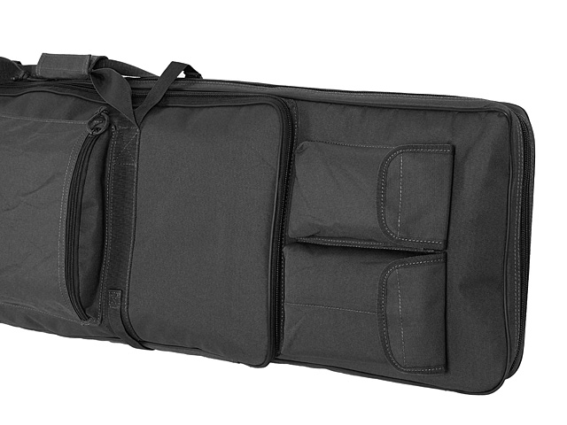 47 inches double rifle gun case - black [8FIELDS] - Restposten