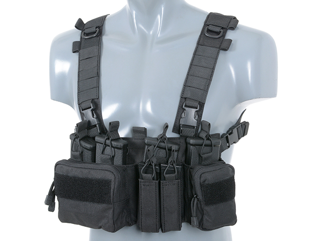 Buckle Up Recce/Sniper Chest Rig - Black [8FIELDS]