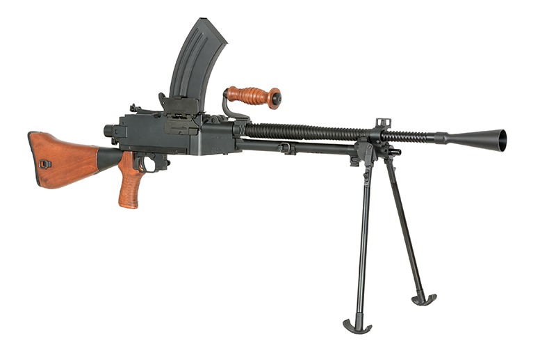 Japan Type 96 MG, max 0,5J AEG, Echtholz, optimierte Drosselung