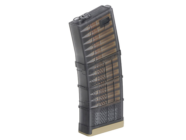 190rds Lancer L5 AWM '300 Blackout' Magazin für M4/AR15, TAN