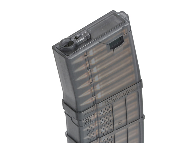 190rds Lancer L5 AWM '5.56' Magazin für M4/AR15, TAN