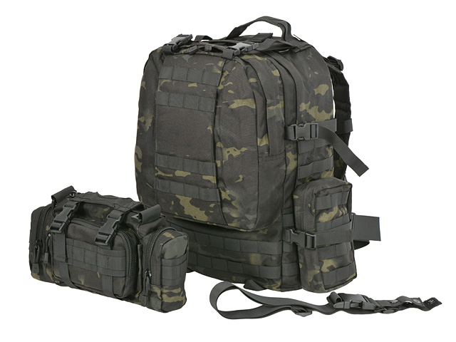 3-DAY ASSAULT PACK -  Multicam Black [8FIELDS]