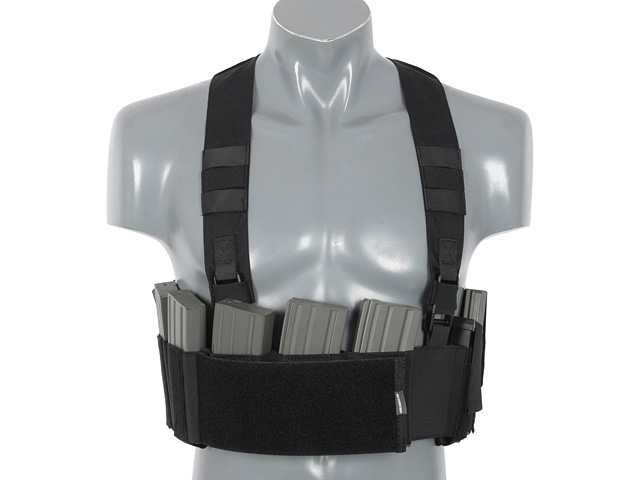 Airsoft lightweight speed chest rig- black [Amomax]