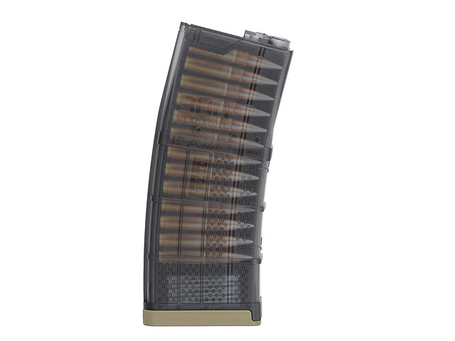190rds Lancer L5 AWM '300 Blackout' Magazin für M4/AR15, TAN