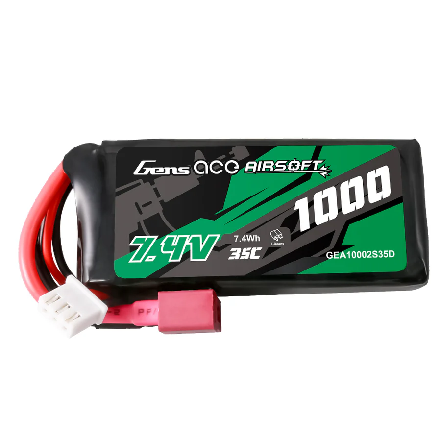 Gens Ace 35C 1000mAh 2S1P 7.4V Peq Type mit T-Stecker