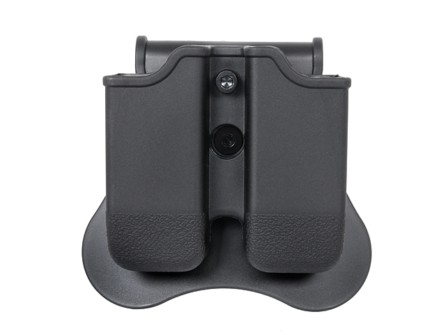 G17/G19/ACP Airsoft Double Mag Pouch Series - Black [Amomax]