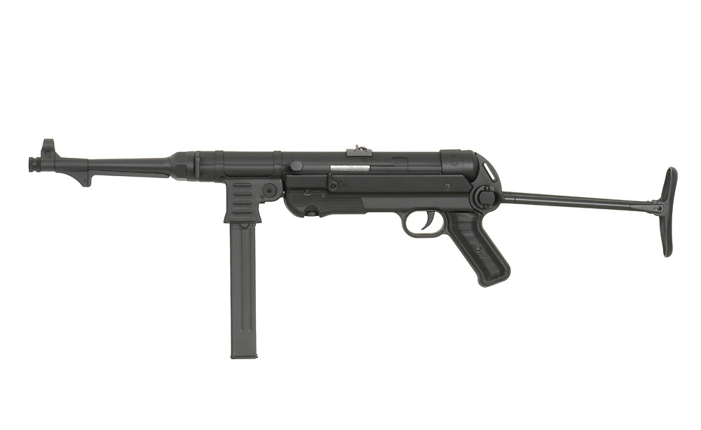 MP40 max. 0,5J AEG Vollmetall, Schwarz, optimierte Drosselung